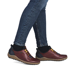 Rieker L7562-35 Burgundy Red